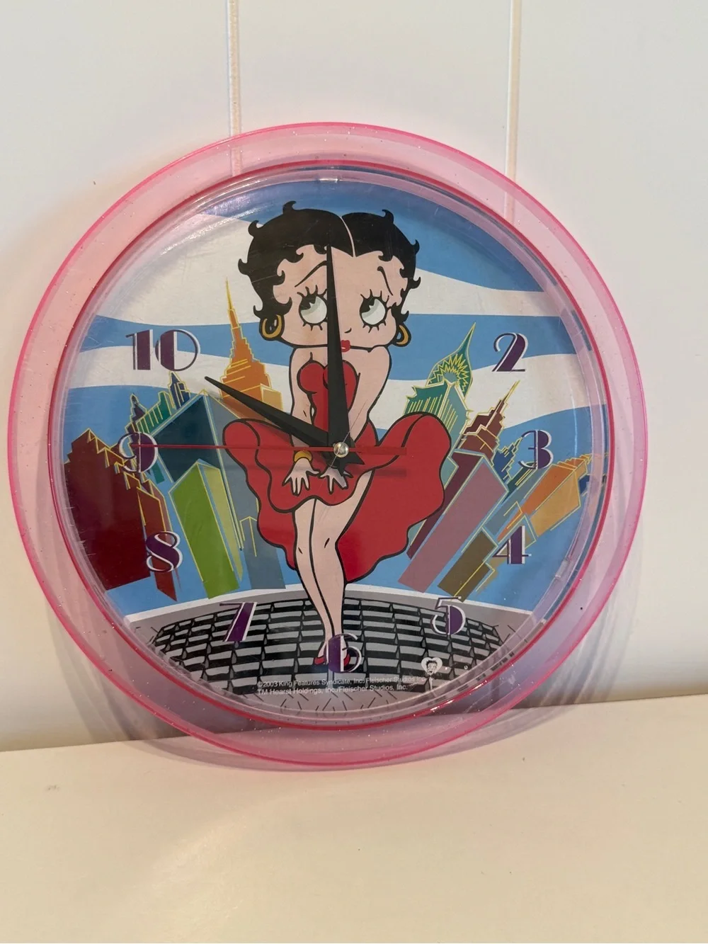 Betty Boop Maryland Style In The City Wall Clock Collectible Vintage Pre-Owned